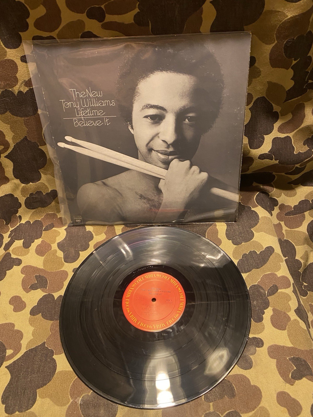 The New Tony Williams Lifetime Believe It LP 1975 Columbia 33836