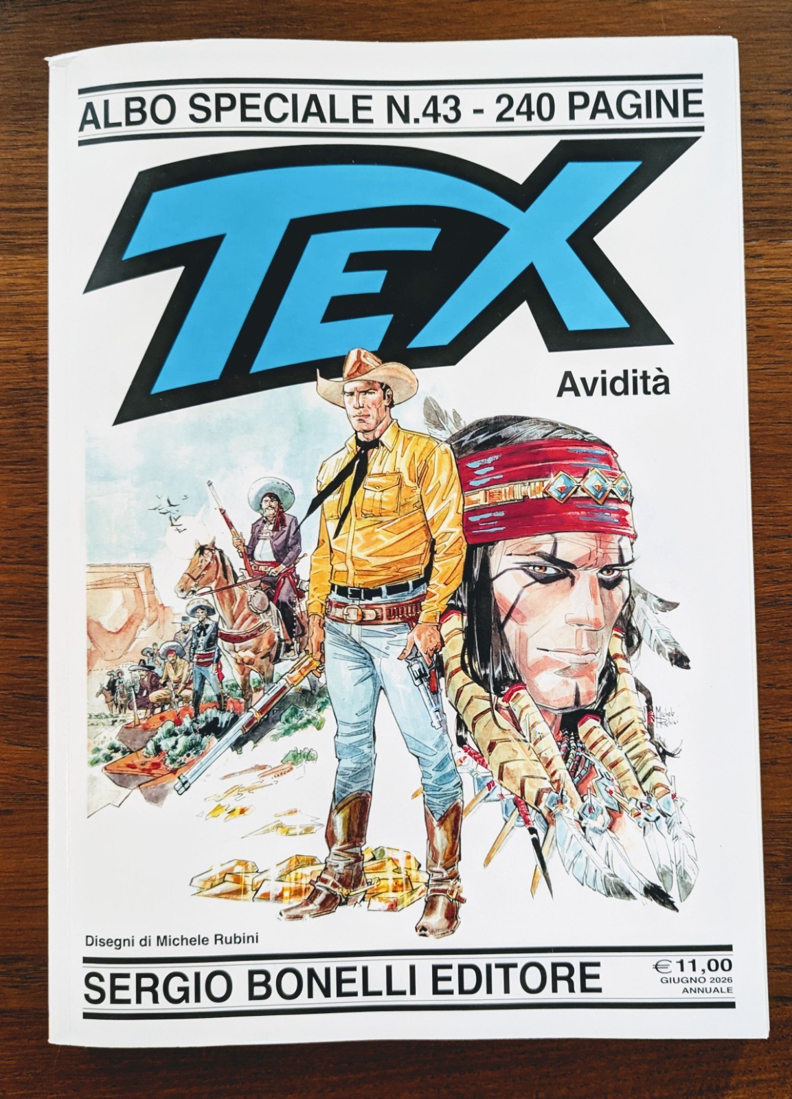 Albo gigante 43 Tex, Avidità, Sergio Bonelli