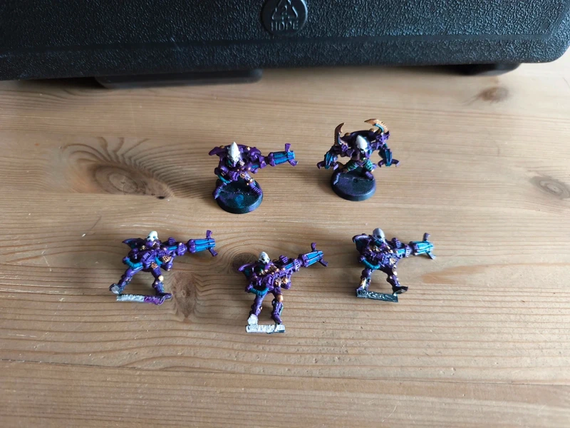 Warhammer 40k - Escouade de 5 Araignées Spectrales Eldars Métal + Exarque