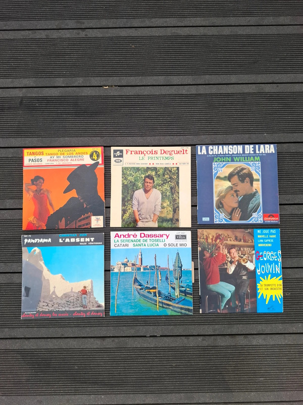 Lot de 6 vinyles