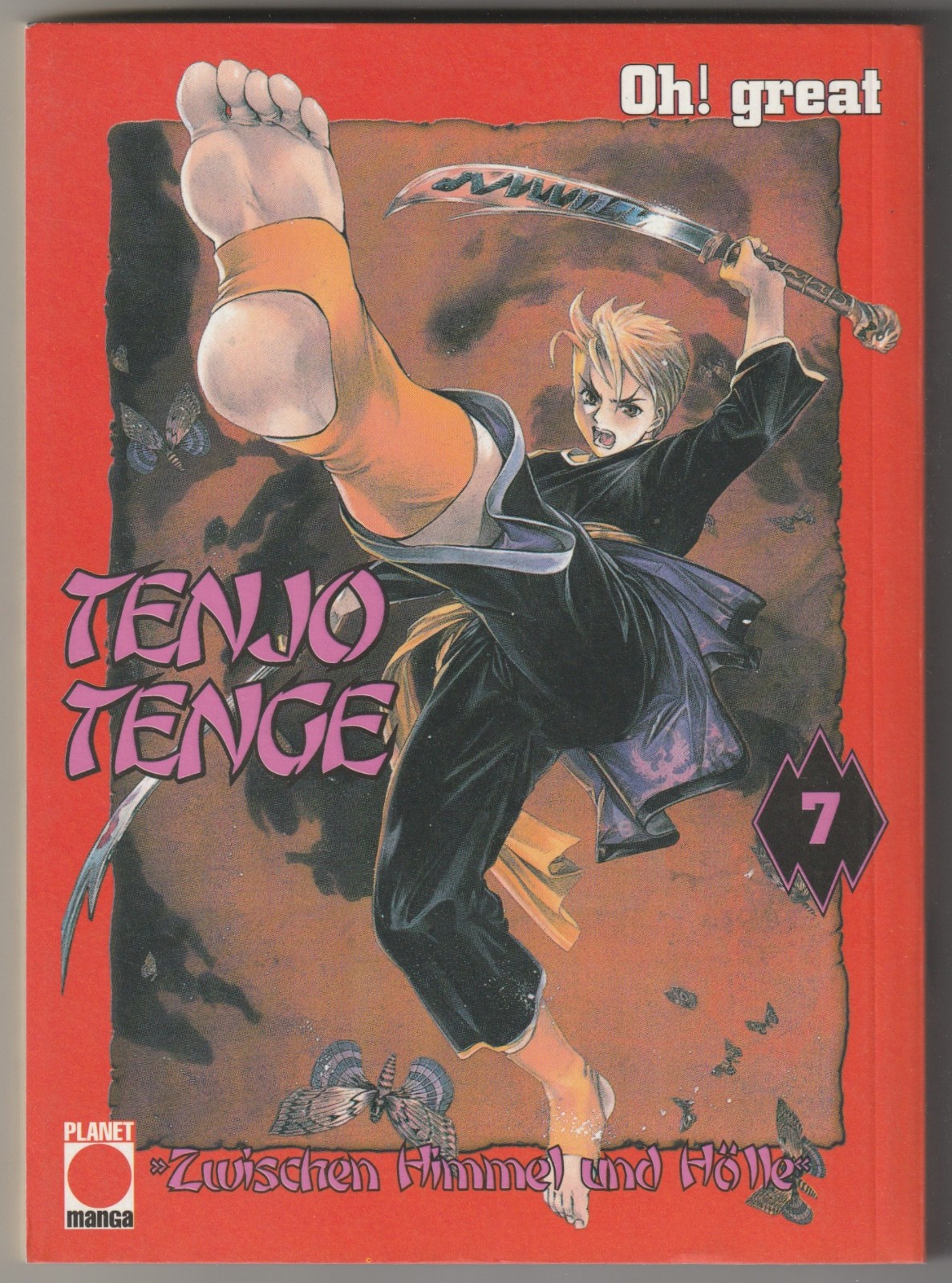 ✪ TENJO TENGE #7, Panini/Planet Manga 2003 MANGA TASCABILE NUOVO