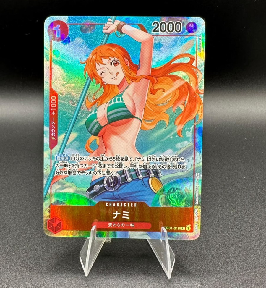 Nami (OP01-016) (V.2) JAP Alt Art Parallel One Piece TCG