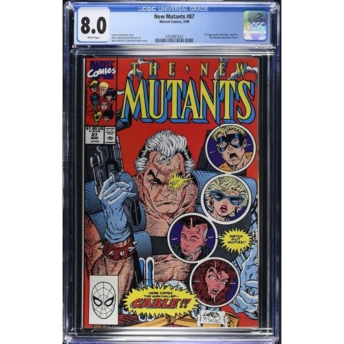 New Mutants #87 (1990) fumetto CGC 8.0