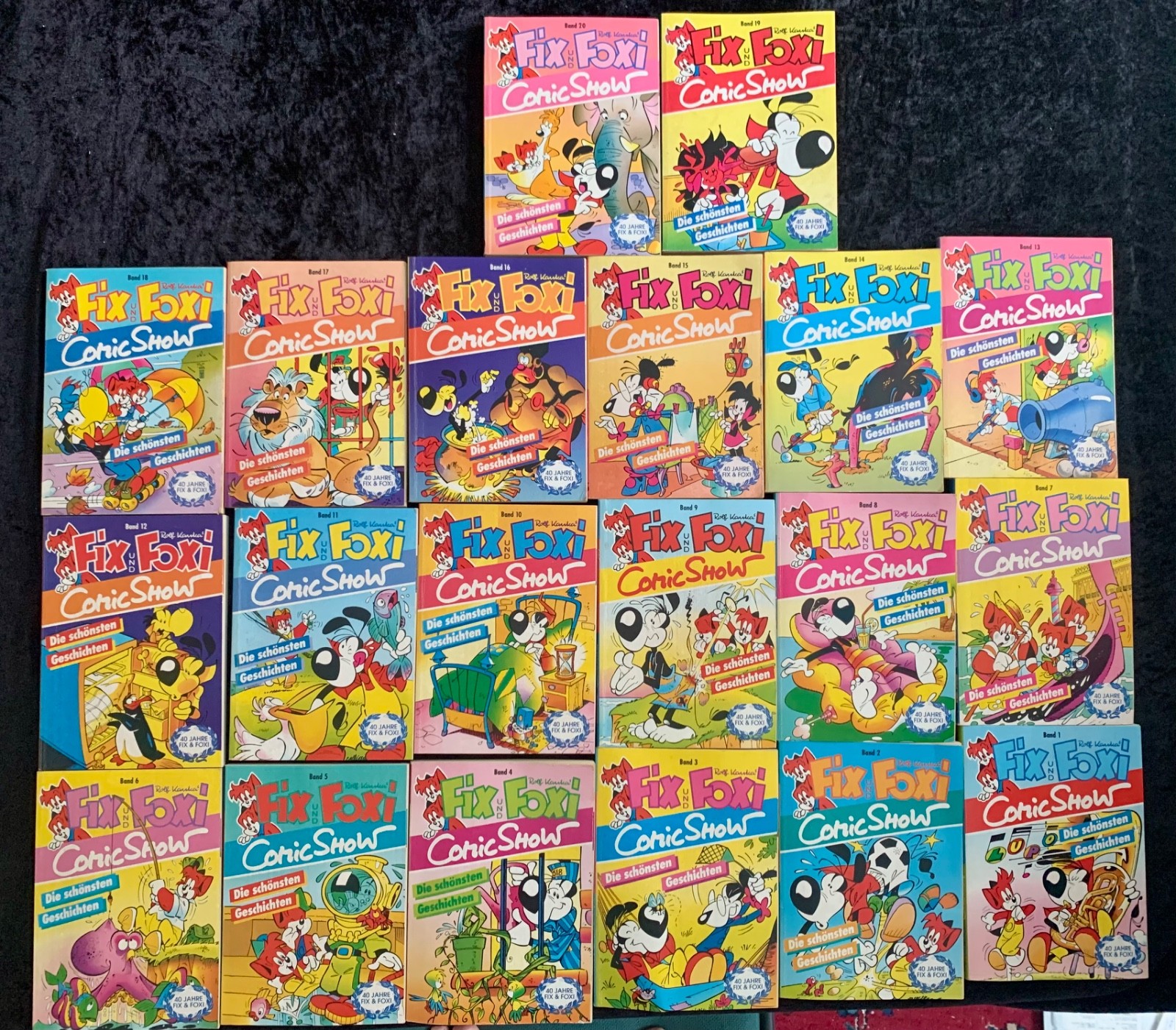 Fix e Foxi Comic Show 1-20 libri tascabili, serie completa, fumetto, vedi foto!