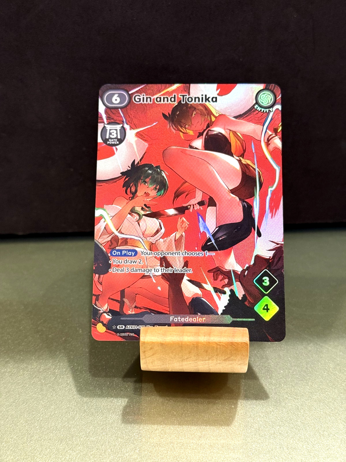 Gin and Tonika SR Super Rare Foil AZK01-079 Azuki TCG NearMint