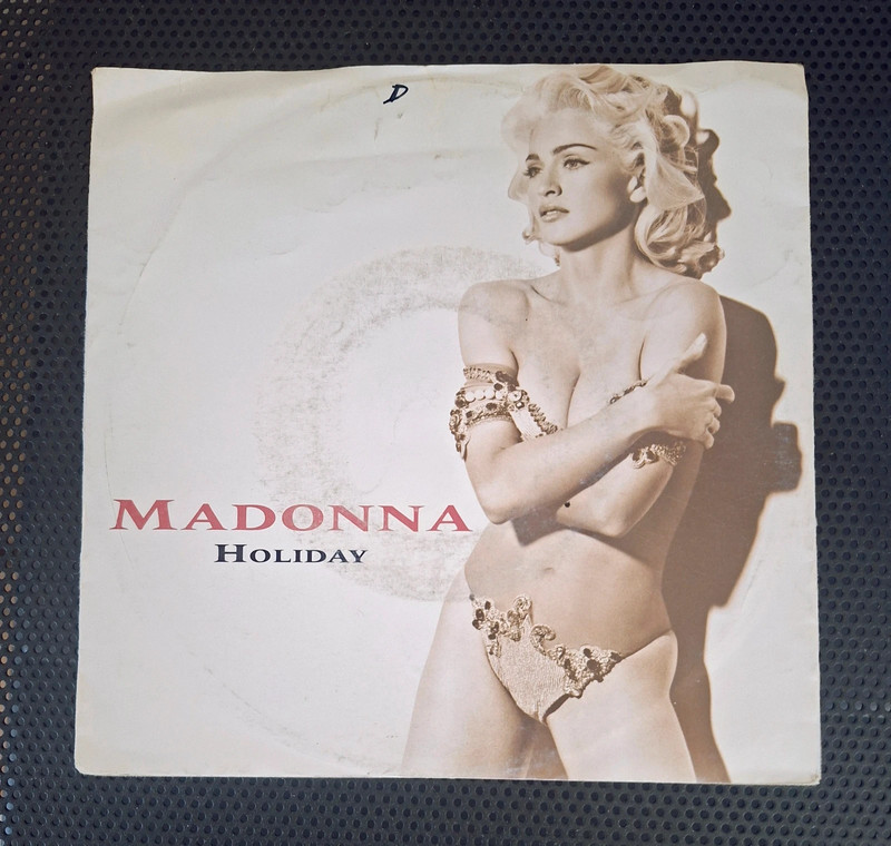Vynile 45t 2titres Madonna-Holyday/true blue repress europe 1991