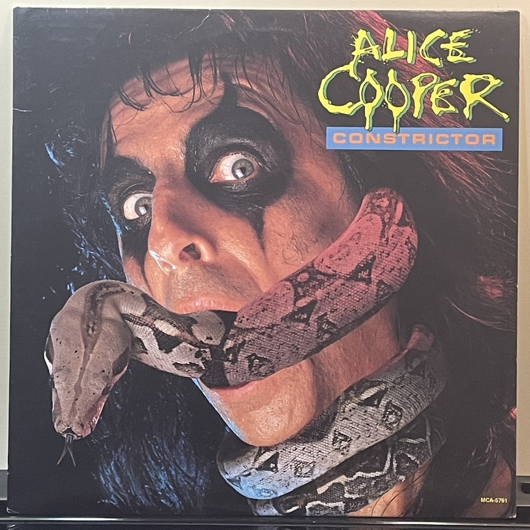 Alice Cooper- Constrictor M-/M- LP  w/ insert