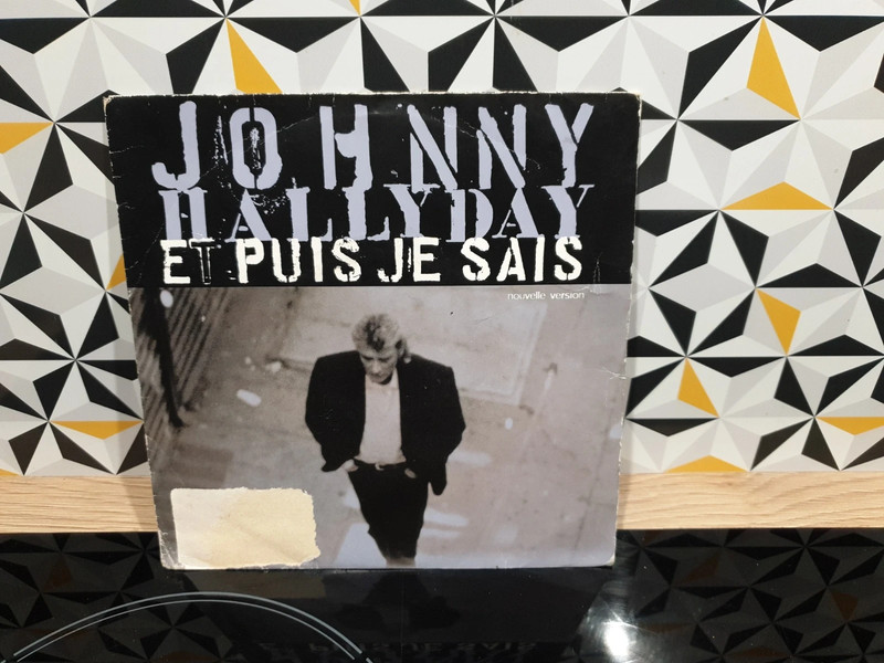 Vinyle 45T Johnny Hallyday - Et puis je sais - 1991 - Philips 866 470-7