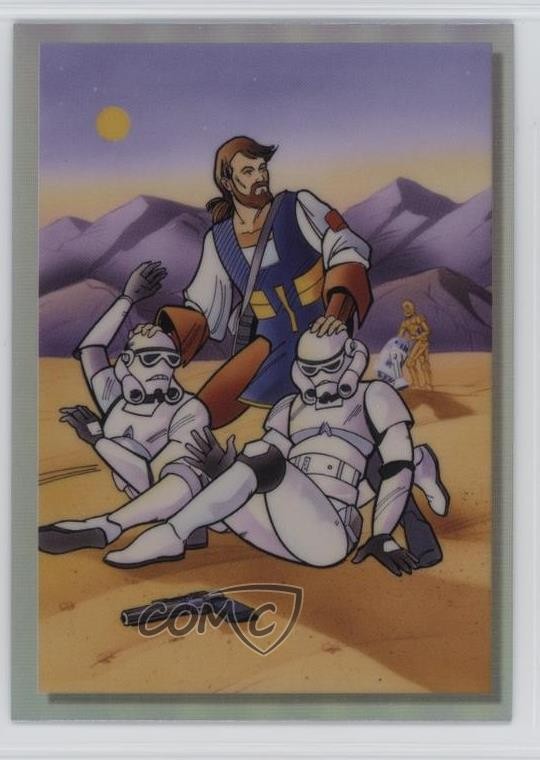 2022 Topps Chrome Star Wars Galaxy Retro Rewind Mungo Baobab #V-8 1tg4