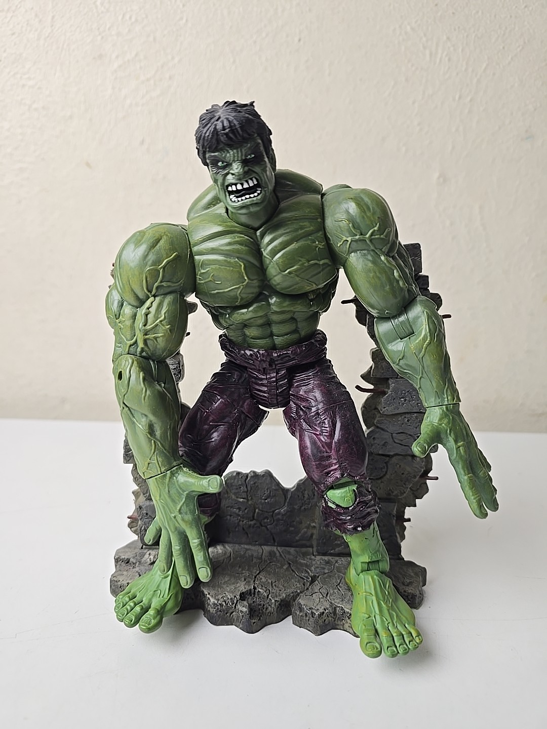 Modellino Vintage Marvel Legends Toybiz 2002 L'INCREDIBILE HULK Serie 1 7"