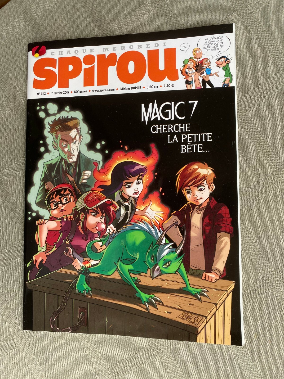 Hebdo Spirou N°4112 2017 In Eccellenti Condizioni