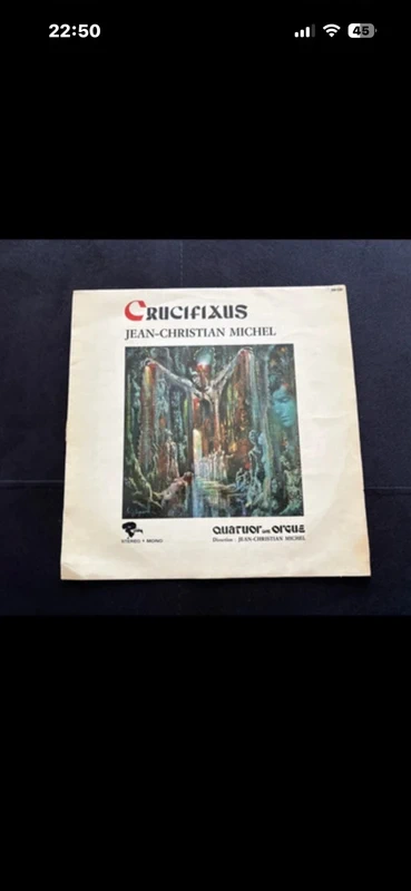 Vinyles 33T Crucifixus de Jean Christian Michel