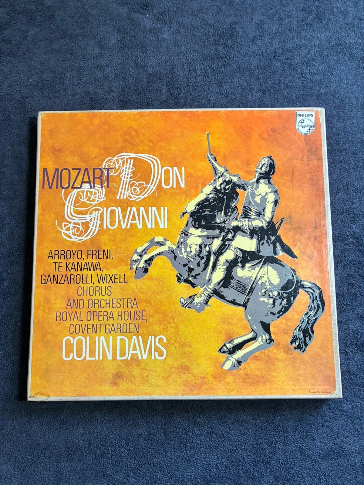 6707 022 MOZART Don Giovanni COLIN DAVIS TE KANAWA  PHILIPS STEREO 4LP BOX NM