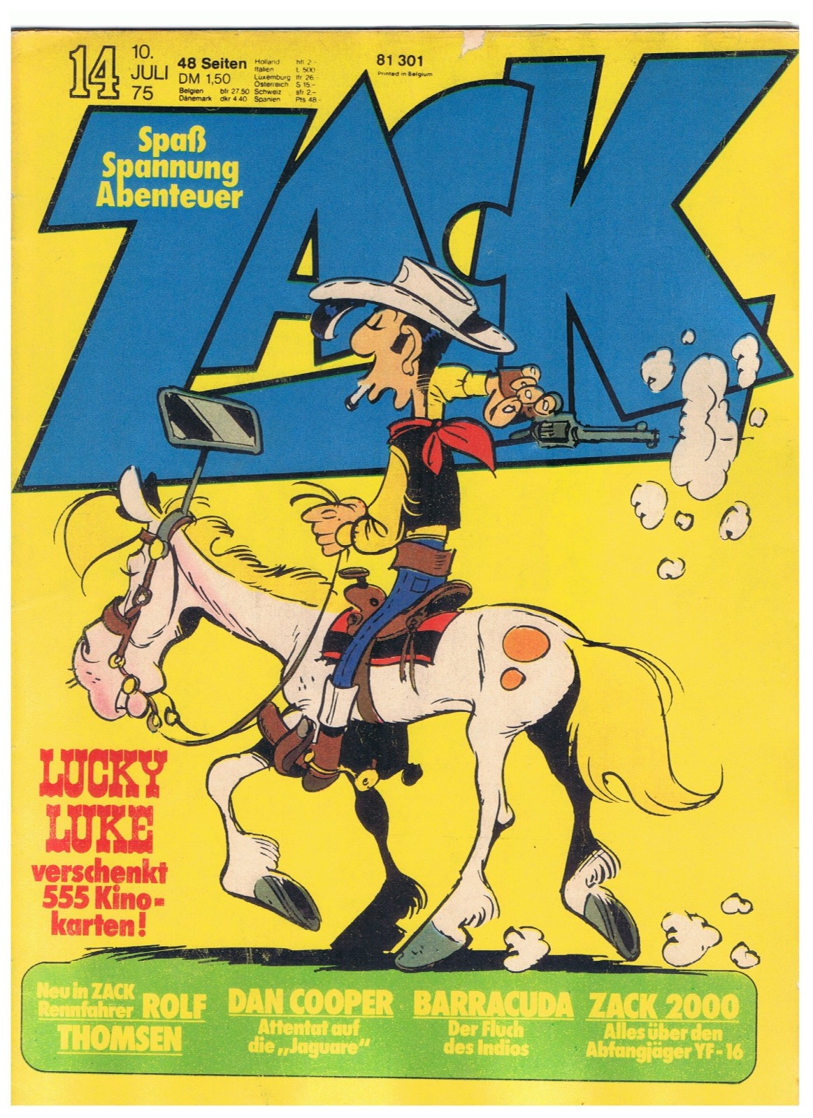 ZACK n.14 / 1975 - con Zack 2000 General Dynamic YF-16 - ancora buono