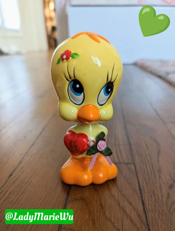 2 titi en porcelaine