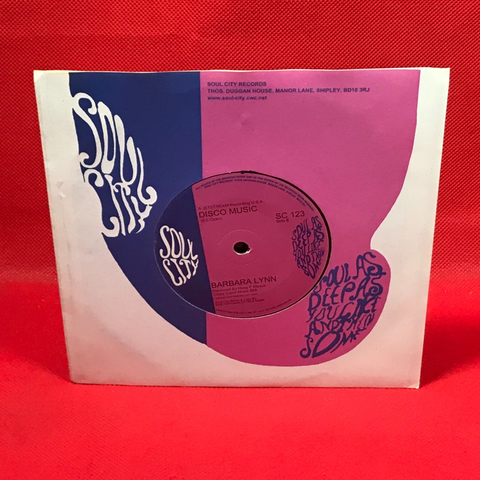BARBARA LYNN Movin' On A Groove 2000 UK 7" vinyl single Disco Music 45 record
