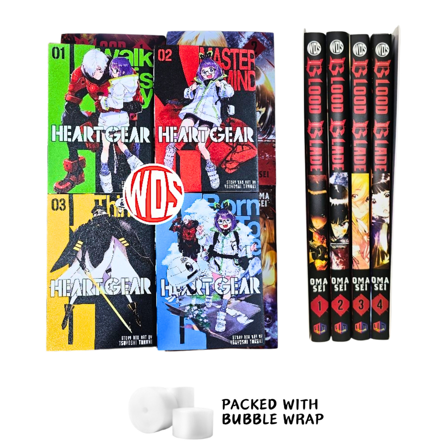 Blood Blade set completo vol. 1-4 manga versione inglese fumetto spedizione in tutto il mondo