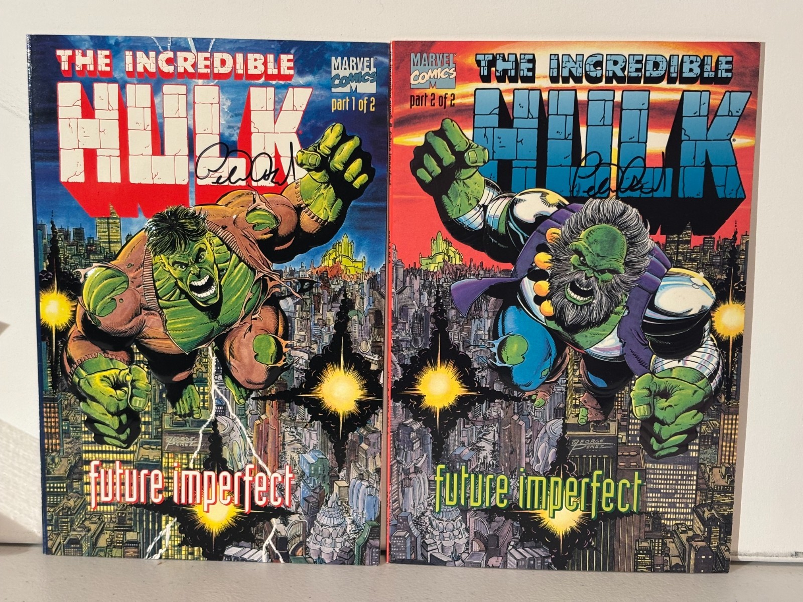 INCREDIBLE HULK: FUTURE IMPERFECT 1 & 2 - 1992/1993 - Firmato da PETER DAVID