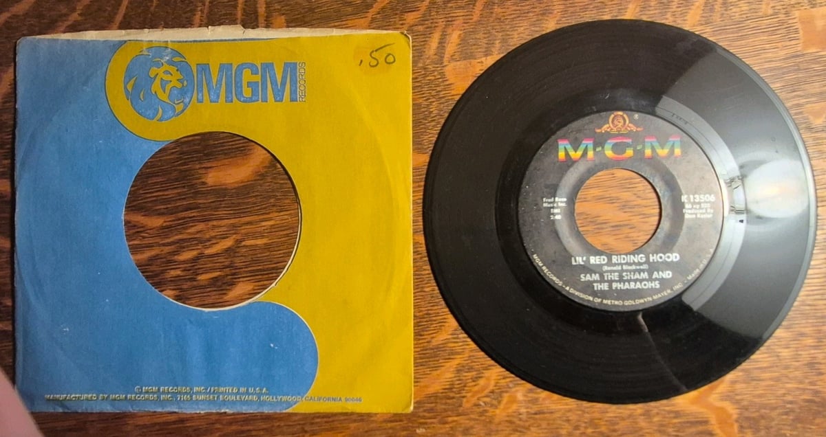 Sam the Sham and the Pharaohs-Love Me Like Before-lil’ Red Riding Hood 45 Vinyl