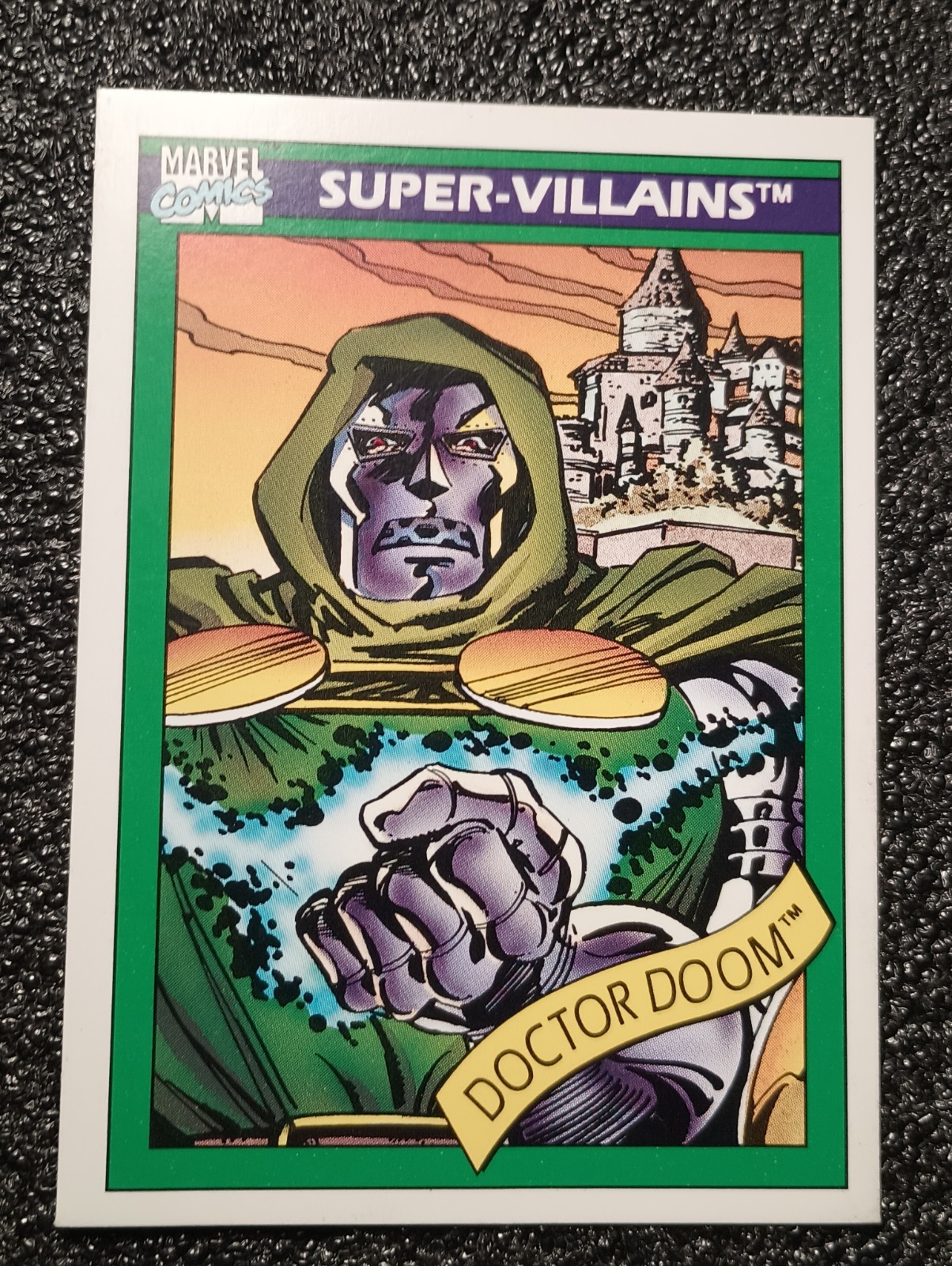 DR. DOCTOR DOOM 1990 MARVEL UNIVERSE BASE CARD #60 IMPEL. CARD (M)