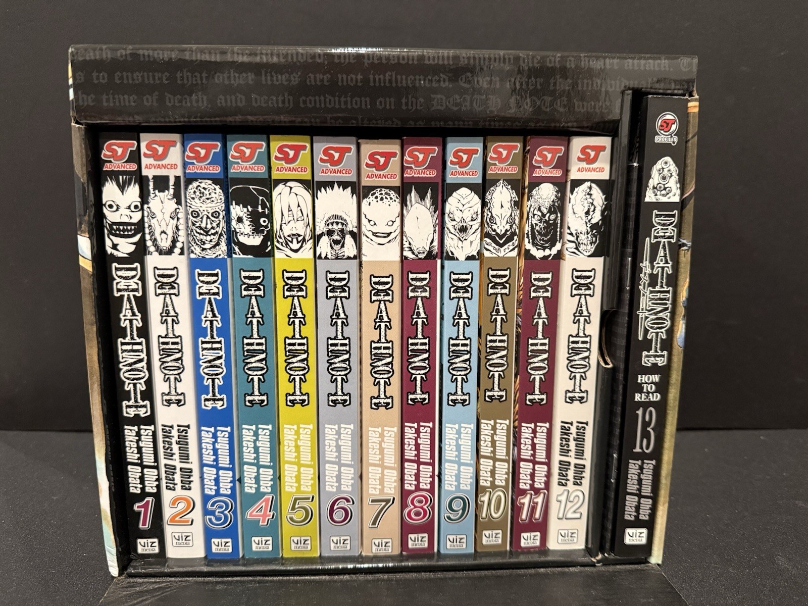 Death Note Cofanetto Completo Vol 1-13 + Come Usarlo Premium VIZ Manga