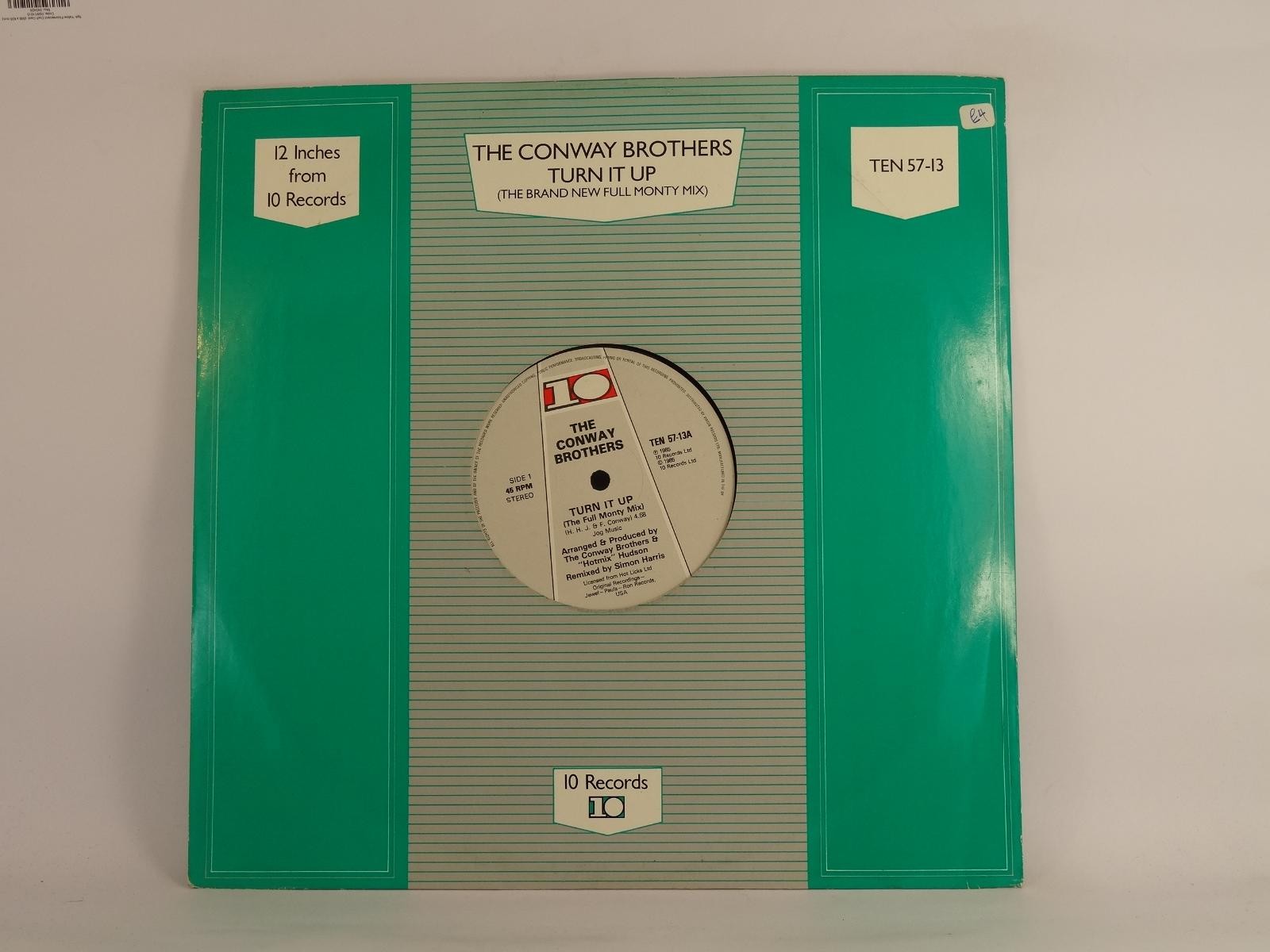 CONWAY BROTHERS TURN IT UP (green) (A) 12" 10 RECORDS