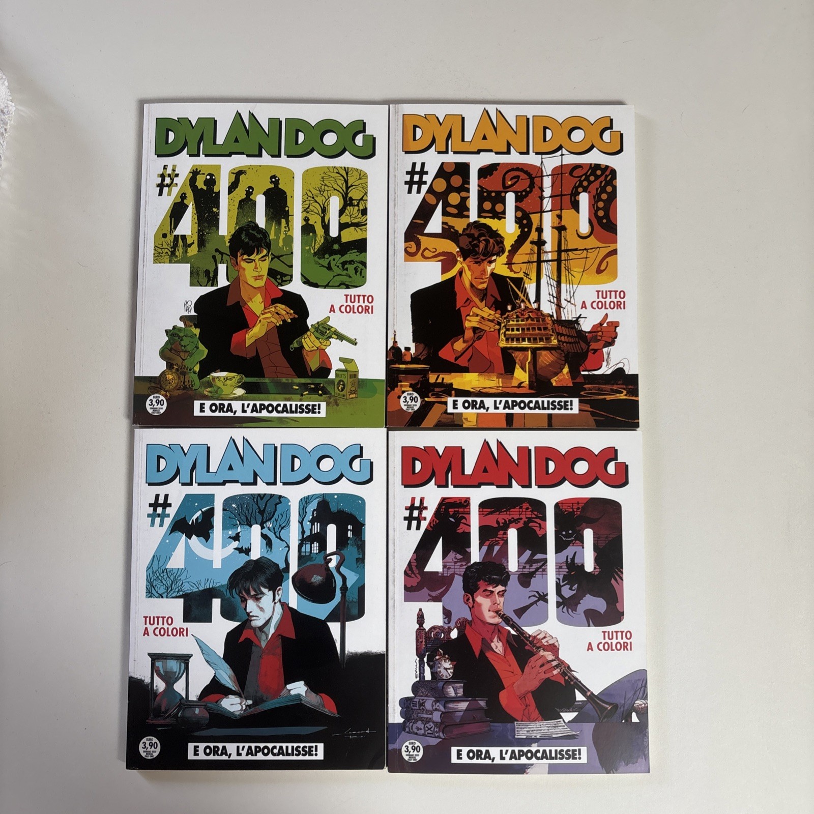 **DYLAN DOG N° 400 " E ORA, L'APOCALISSE ! " 4 COVER VARIANT►NUOVi MAI APERTi◄*