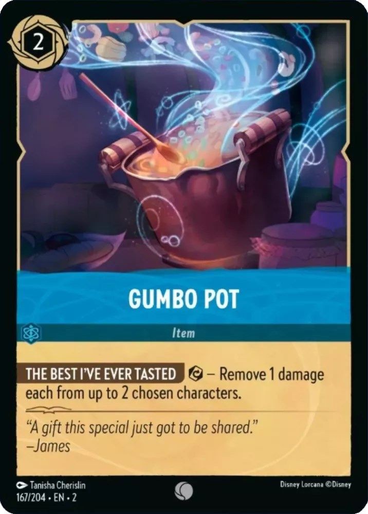 Gumbo Pot 167/204 Ascesa comune dei nati alluvionali Lorcana leggermente giocata