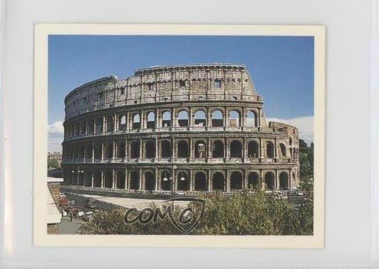 1984 Players Tom Thumb Wonders of the Ancient World Tobacco Roman Colosseum a8x