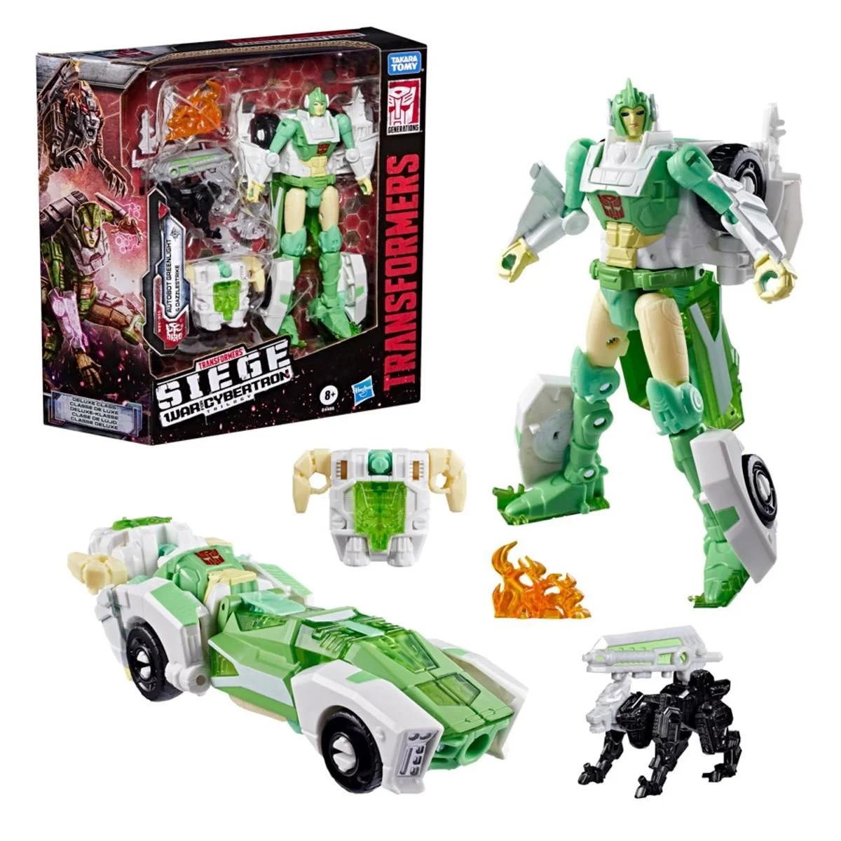 Transformers Siege Greenlight Deluxe Class WFC-S15 con Dazzlestrike WFC *In mano