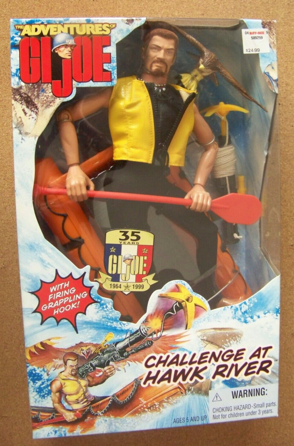Adventures GI Joe Challenge at Hawk River action figure con accessori c42553