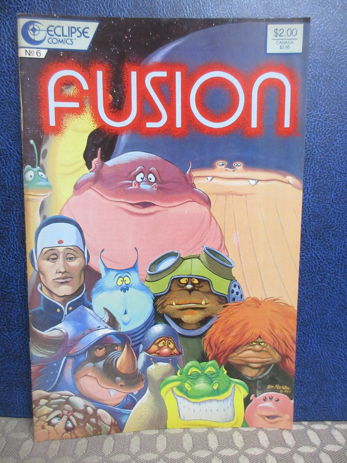 FUSION No. 6 Comic Book November 1987 (Eclipse Comics)