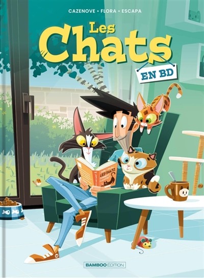 BAMBOO Les Chats En Bd  (French) 03 by Christophe Cazenove, Flora 2026