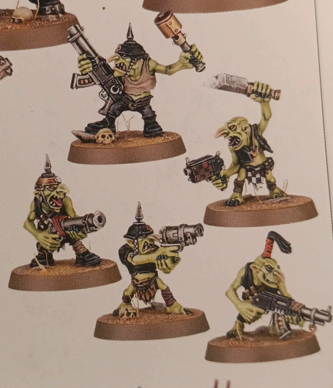 10 Gretchins ork neuf sur grappe warhammer 40000