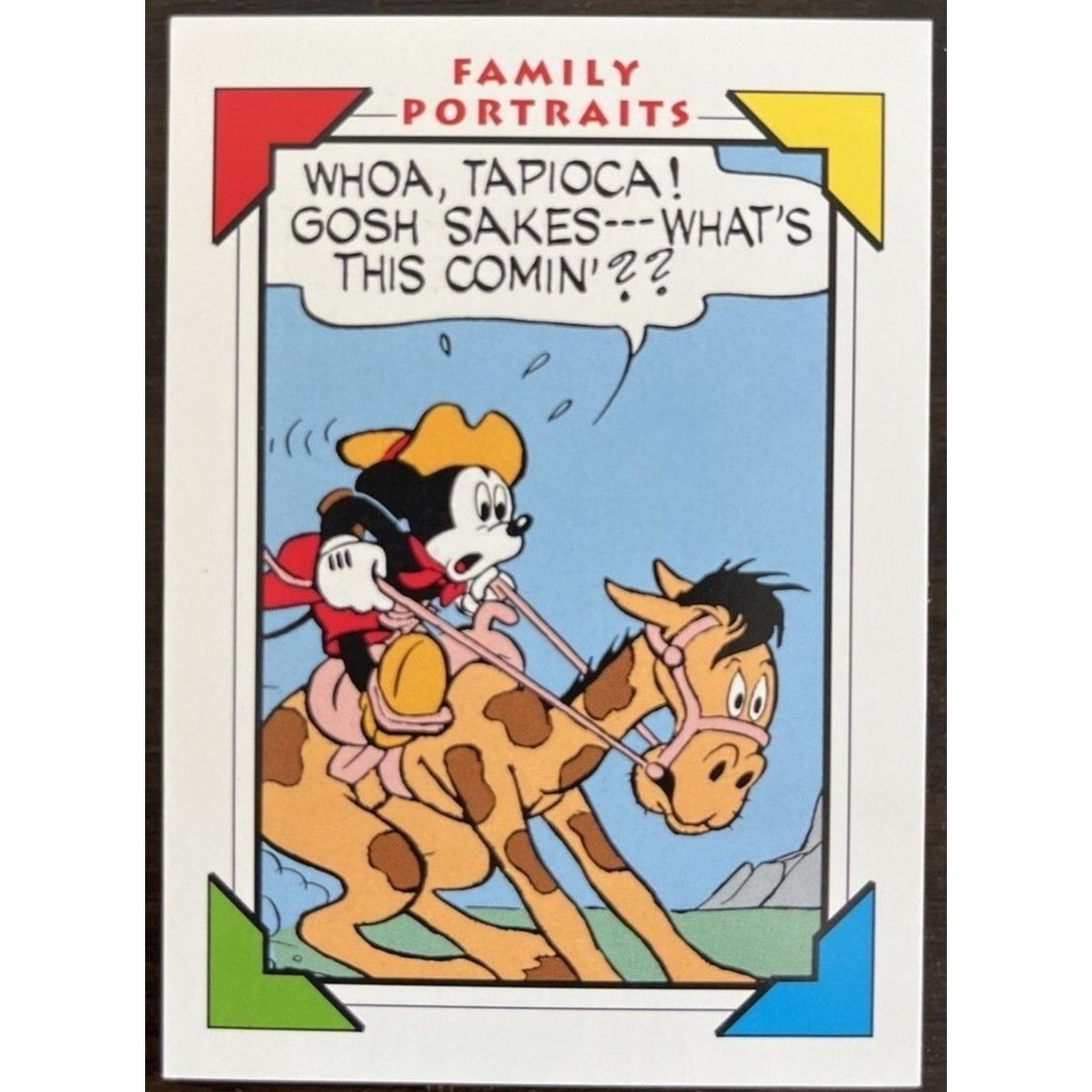 1991 Impel Disney Collector Cards Family Portraits #156 Sunday Comic Strip (1940
