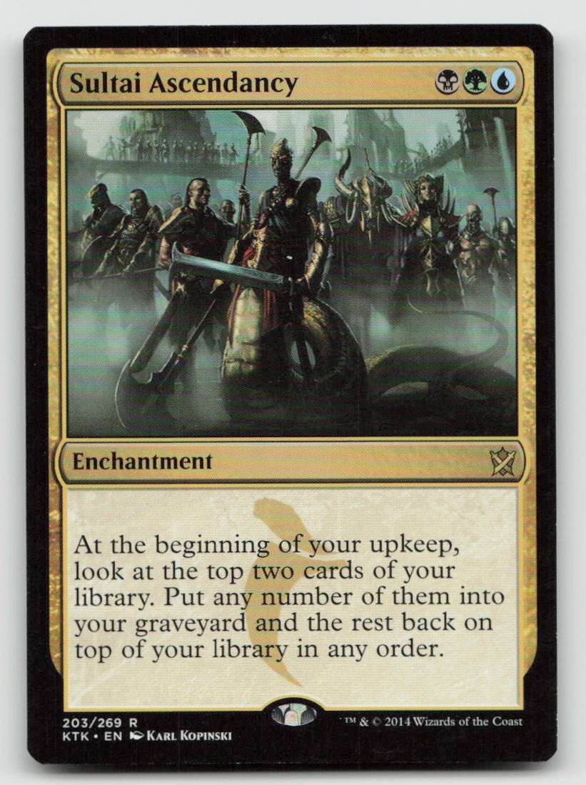 Magic: The Gathering Sultai Ascendancy 203 Khan di Tarkir quasi nuovo