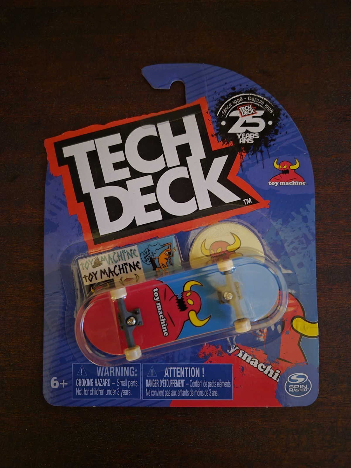 Tech Deck 25th Anniversary Fingerboard / Skateboard - Toy Machine
