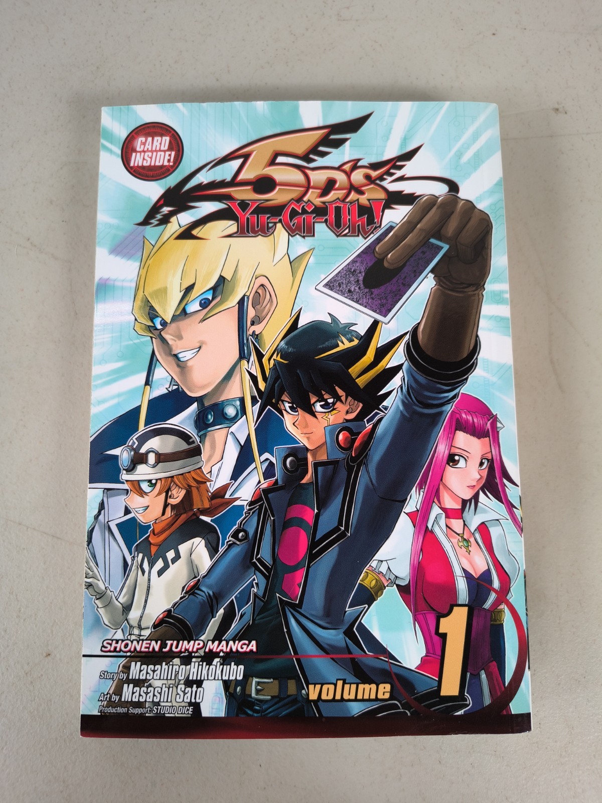 Yu-Gi-Oh 5Ds Shonen Jump Manga Volume 1 NO CARD