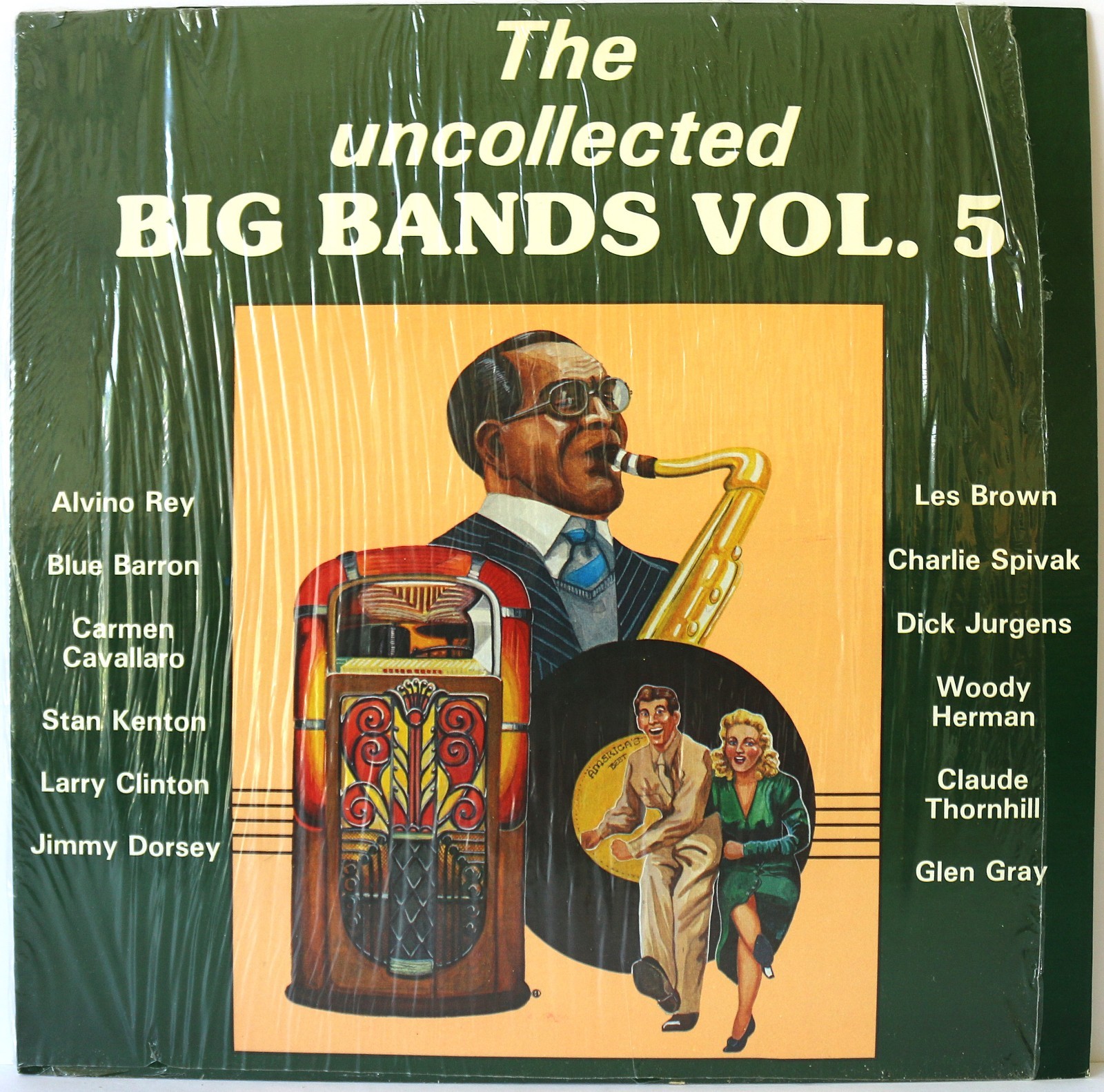 STAN KENTON, ALVINO REY "UNCOLLECTED BIG BANDS VOL. 5" LP  (HINDSIGHT RECORDS)
