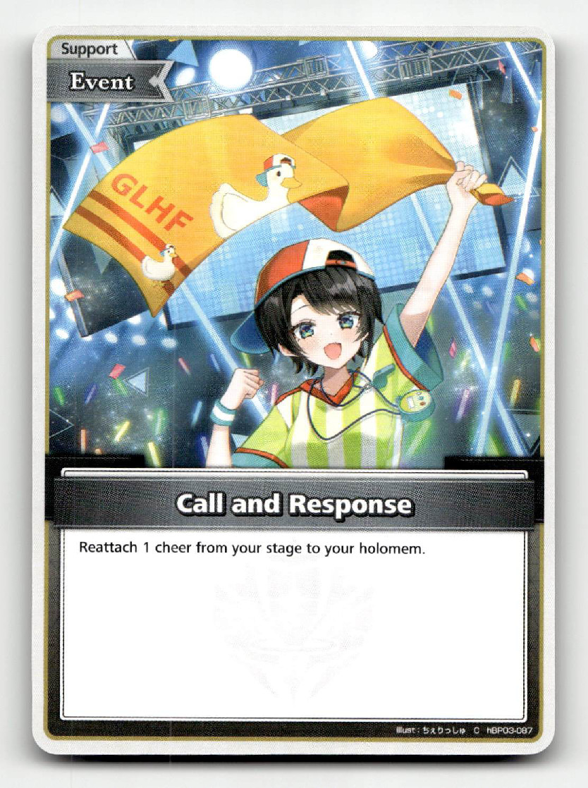 Chiamata e Risposta (C) - hololive GIOCO DI CARTE UFFICIALE - Elite Spark
