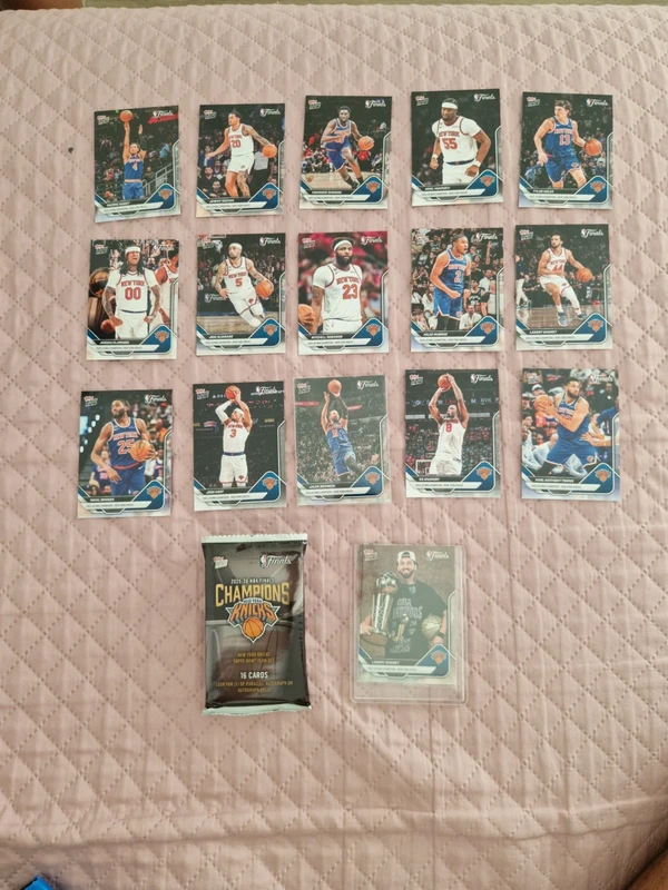 Knicks champions topps now set