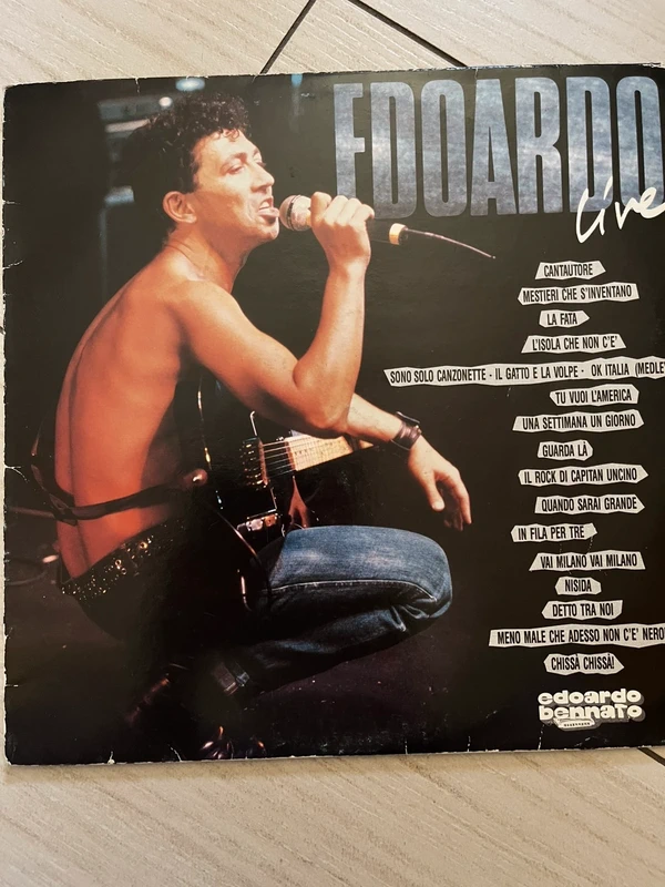 Vinile Edoardo bennato live