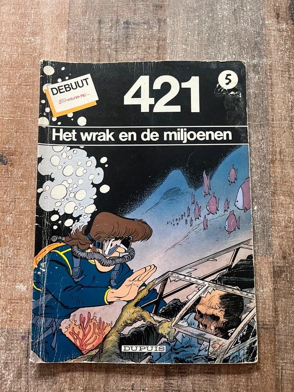 Stripboek 421 het wrak en de miljoenen