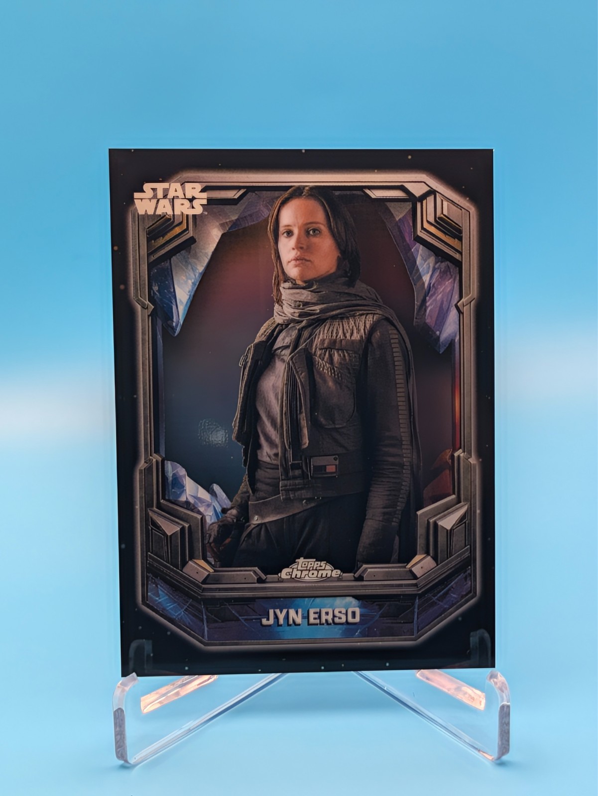2026 Topps Chrome Star Wars Jyn Erso Cosmic Crystals COS-40 Rogue One SSP