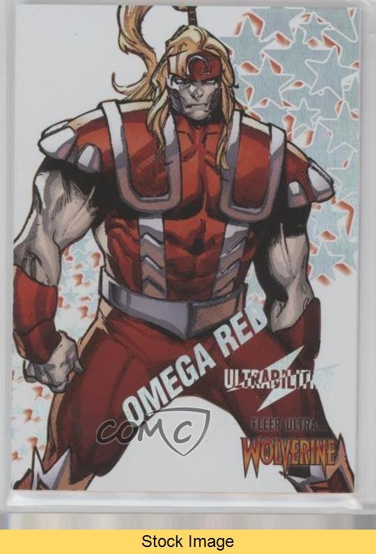 2023 Fleer Ultra Wolverine Ultrabilities Omega Rosso #28UB LEGGI 01sv