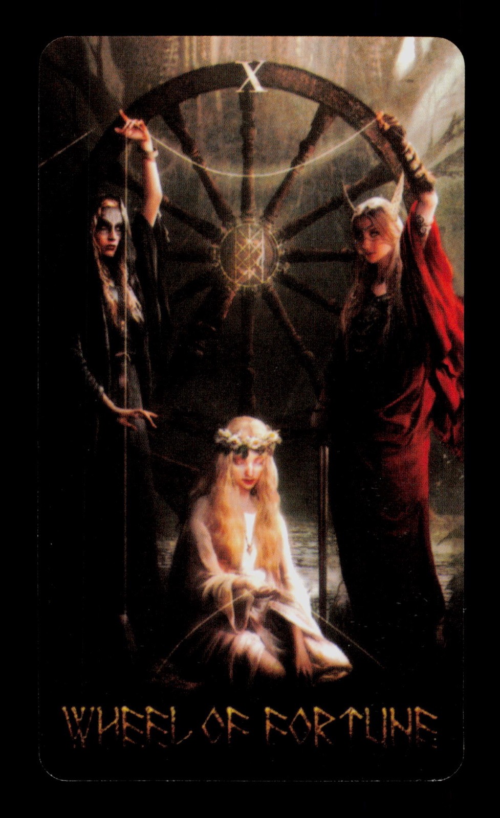 Ruota della Fortuna Mitologia Norrena Carta Tarocchi Runici Singola
