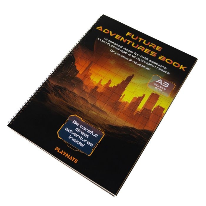LIBRO DI GIOCO DI RUOLO A3 TAPPETINO LAVABILE LIBRO DI AVVENTURE FUTURE - SCI-FI