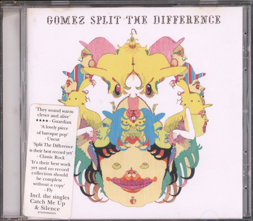 Gomez Split the Difference CD Europe Hut 2004 CD. Has info sticker on front
