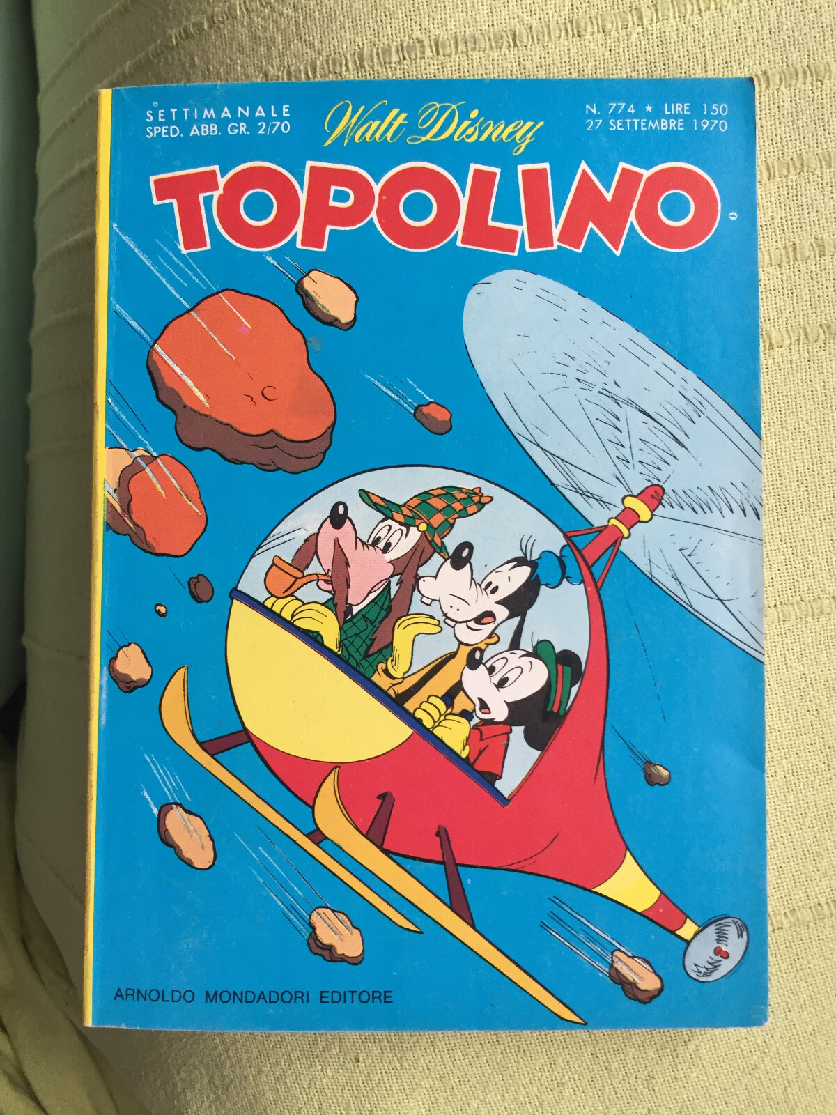TOPOLINO N° 774 - 27 SETTEMBRE 1970, CON I BOLLINI. QUASI EDICOLA!