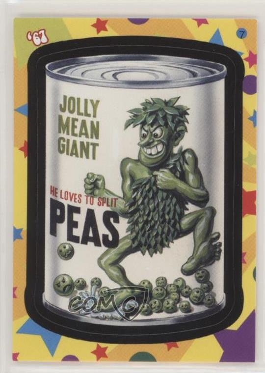 2008 Topps Wacky Packages Flashback 1 '67 bordo nero Jolly Mean Giant #7 a8x